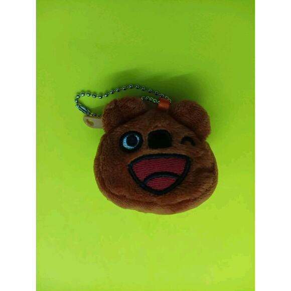 Nontan Kuma-san character Mini Pouch keychain - Picture 3 of 7